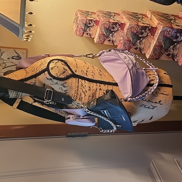 NWT● TWO Madden Girl Bags• Set Of Two!💜🖤 - Picture 10 of 11